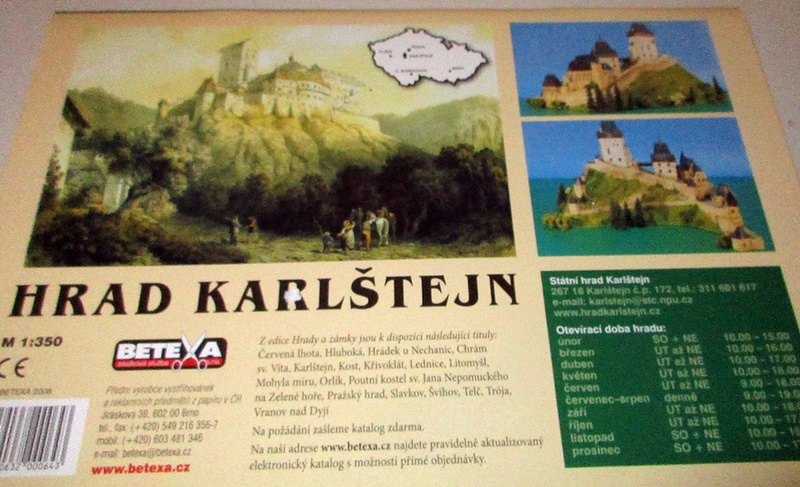 Burg Karlstejn, Betexa,1 / 350, vorgestellt von H.Dully Img_1011