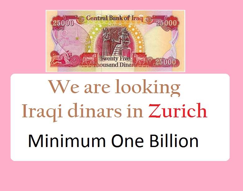 Iraqi Denar Box For Sale Zurich10