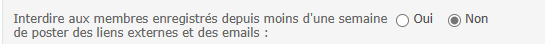 Les nouveaux inscrits sont-ils empêchés de créer un sujet pendant en première semaine ? 22210