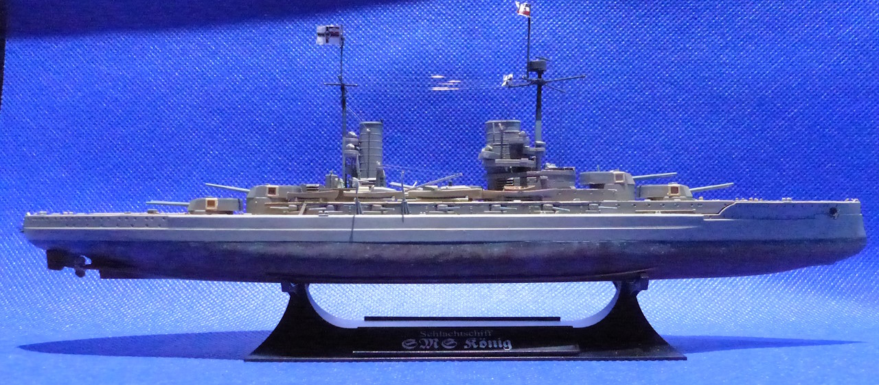 SMS König - 1916 Revell 1/700 Konig-16