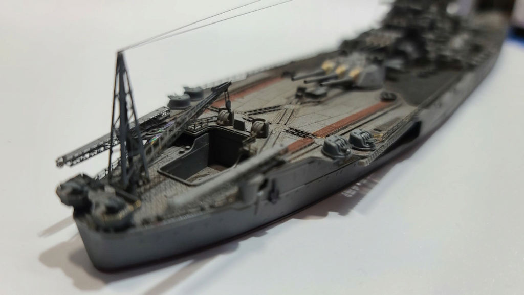 Cuirassé IJN Yamato (大和) - 1945 Opération Ten-Go (天号作戦, Ten-gō Sakusen) [Fujimi+PE+pont bois 1/700°] Yamat203