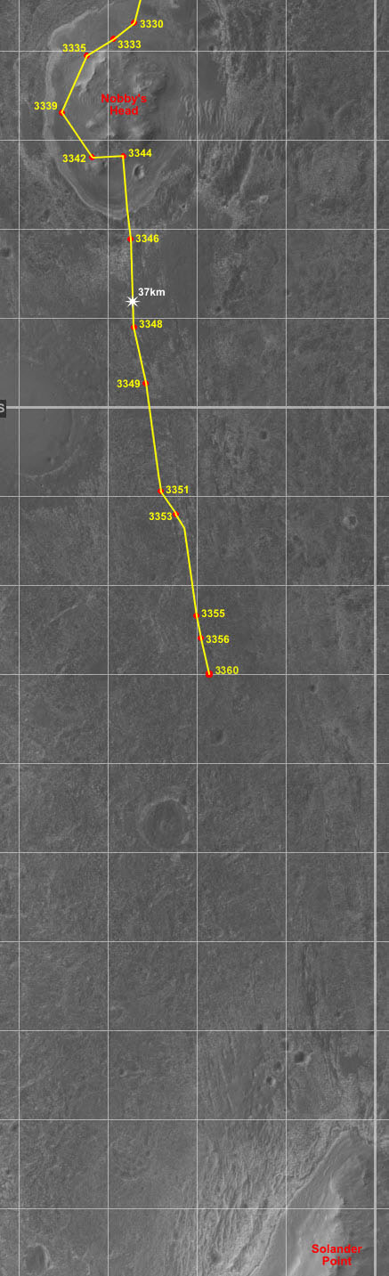 Opportunity et l'exploration du cratère Endeavour - Page 6 Route_10