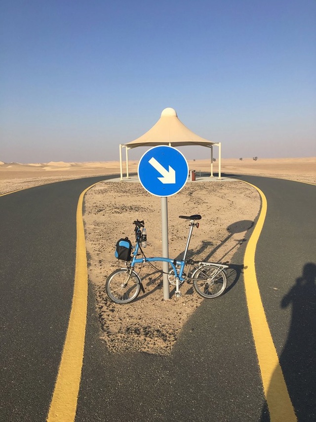 Émirats Arabes Unis : balade dans le désert sur l'Al Qudra Road Cycle Path [récit] 14963212