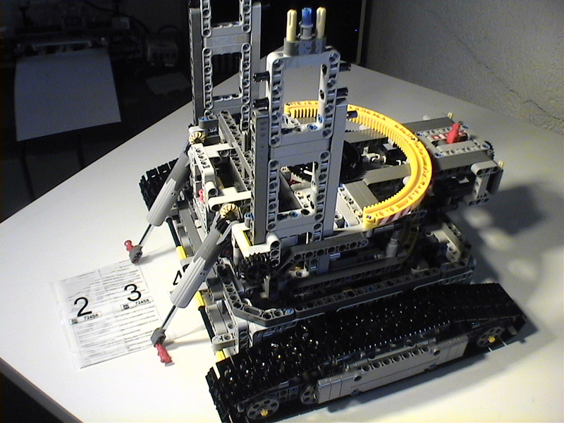 Der Schaufelradbagger von LEGO-Technik gebaut von Alo  Dvc04516