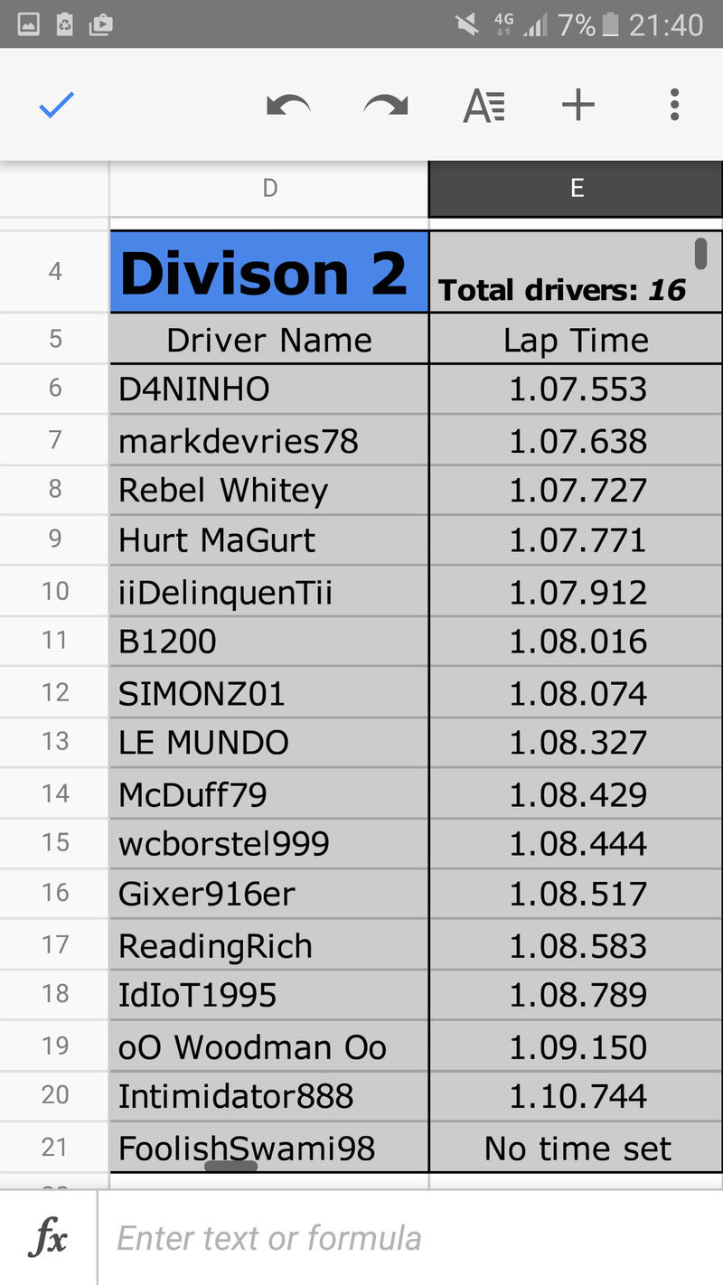 Division Results! Screen18