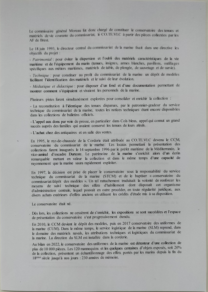[ Les musées en rapport avec la Marine ] Conservatoire des tenues à Toulon - Page 9 Img_2032