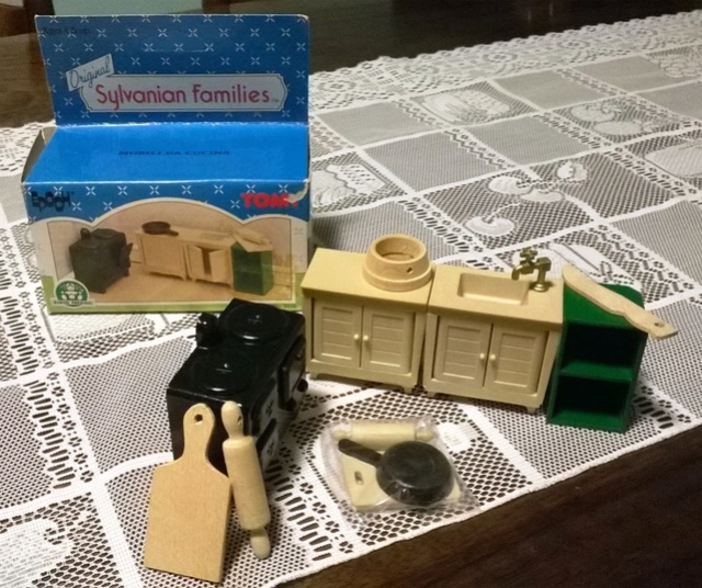 SYLVANIAN FAMILIES TOMY set di mobili Wp_20115