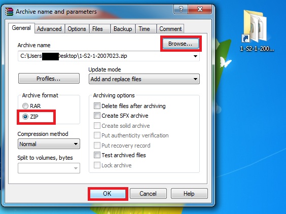 Guide to uploading bank files on Windows 7 Guide510