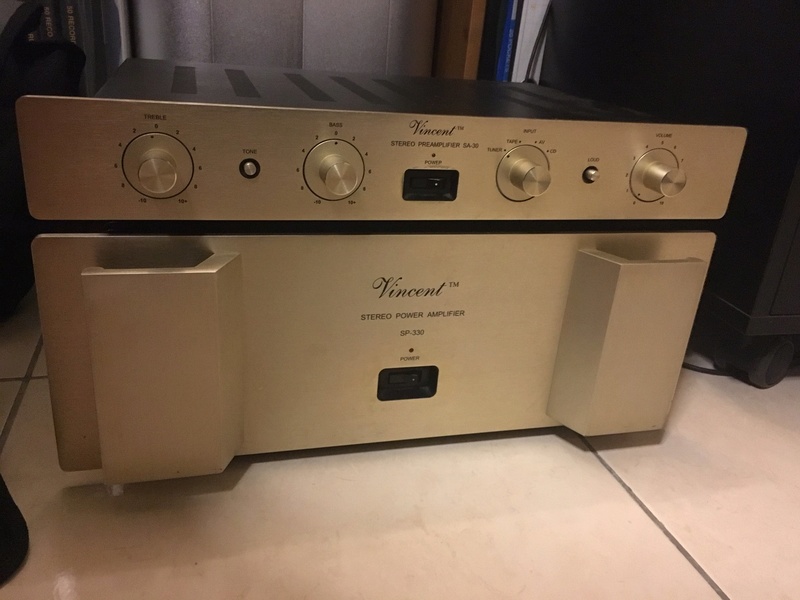 [SOLD] Vincent Preamplifier (SA-30) & Power Amp (SP-330) Amp_im12