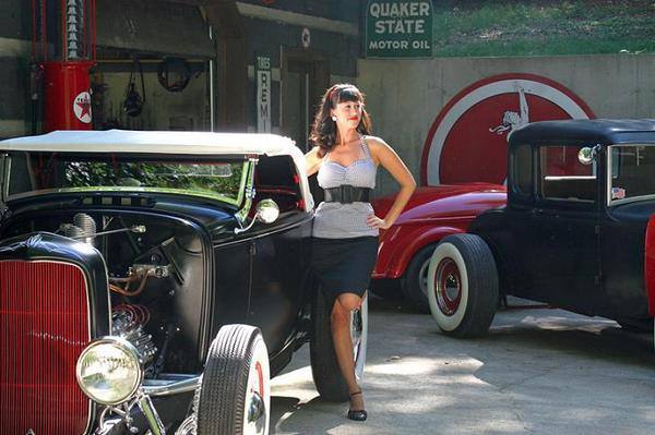 hot rod, custom and classic car babes - Page 3 10176910