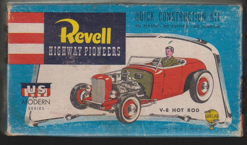 1932 Ford roadster - Revell - V8 Hot Rod - Higway Pioneers - 1:32 scale -  413
