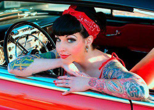 hot rod, custom and classic car babes - Page 3 93582410