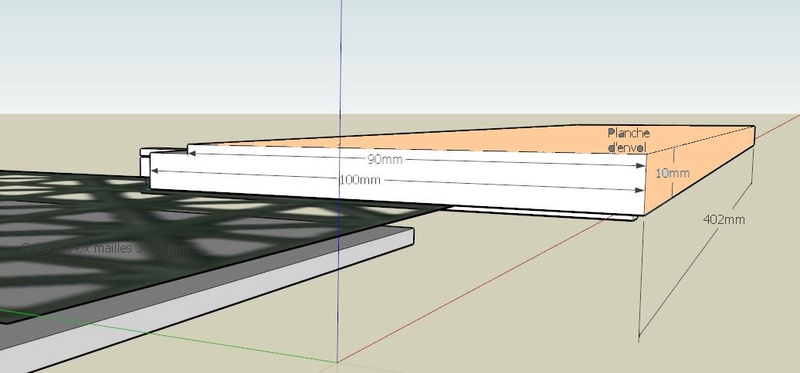 Plans et cotations d'une ruche Dadant 10 cadres B610