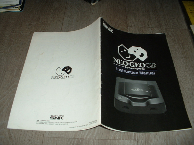 Notice Neo Geo Cd US contre Notice Neo Cd Front Loading Photo_79
