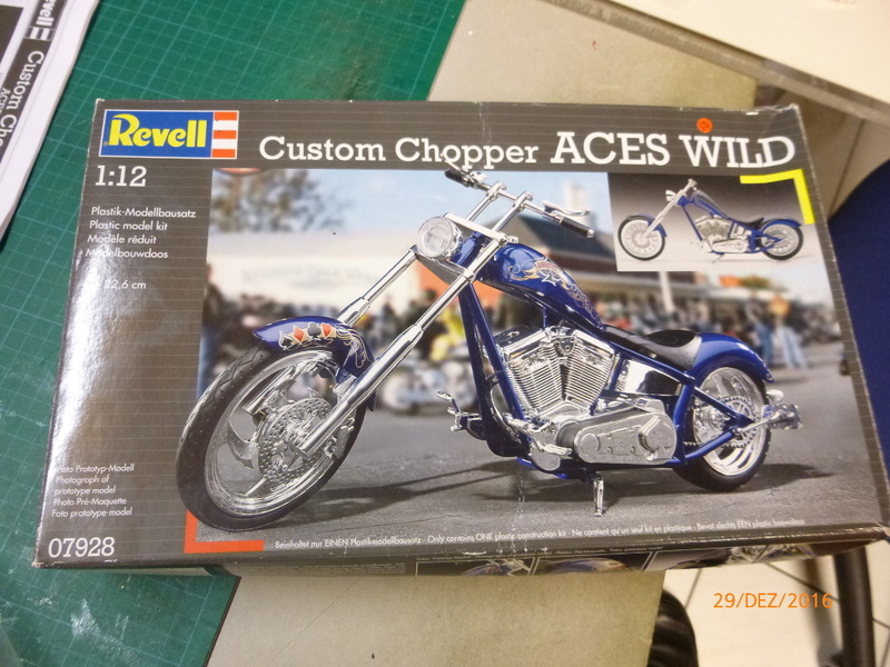 Custom Chopper ACES WILD Revell 1:12 gebaut von Millpet P1060152