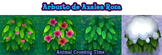 Guía: Tipos de Arbustos de Animal Crossing New Leaf Azalea11