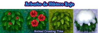 Guía: Tipos de Arbustos de Animal Crossing New Leaf Hibisc10