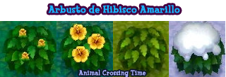 Guía: Tipos de Arbustos de Animal Crossing New Leaf Hibisc11