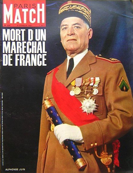 27 janvier 1967 : mort d’Alphonse Juin, dernier maréchal de France 0_matc10