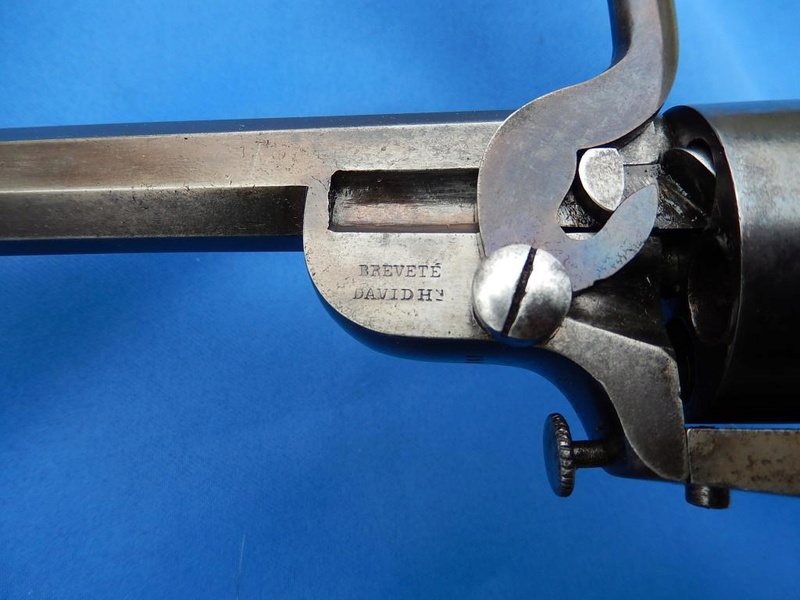 Revolver à percussion Herman David, entre 1856 et 1858. Hd810