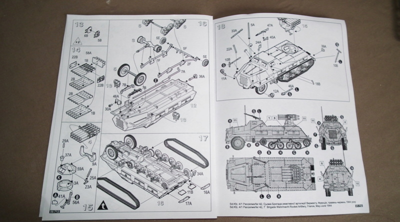  ( roden ) panzerwerfer 42 sd.kfz 4/1 semi-chenillé lance-roquettes et Dscf7113