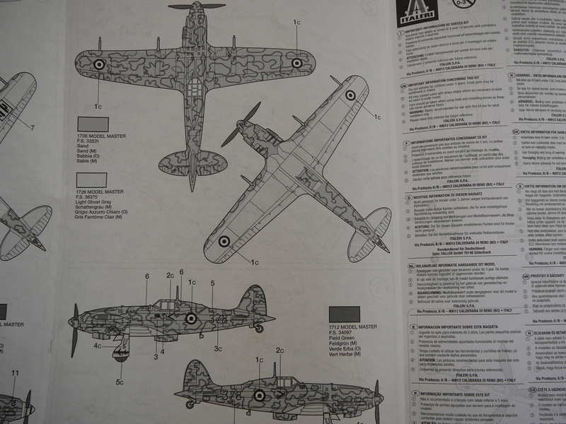 (italeri) Macchi 205 Veltro  P1030017