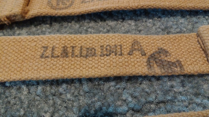 Does anyone recocognize this Canadian webbing marking? 12101614