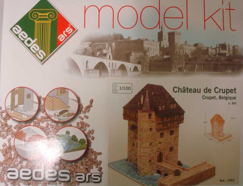 * 1/100  Château de Crupet  En Belgique   AEDES ars Boite13