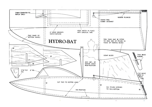 Hydro-bat by Vic Smeed: engine probs Hydrob10