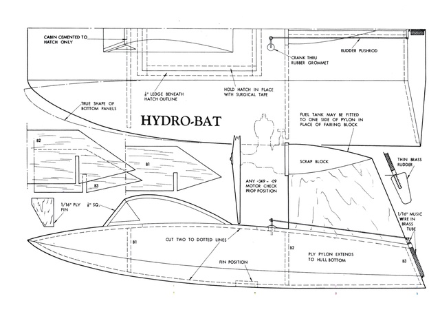 Hydro-bat by Vic Smeed: engine probs Hydrob10