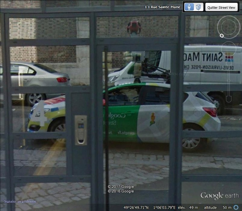 STREET VIEW : reflets de Google-Car Hj13