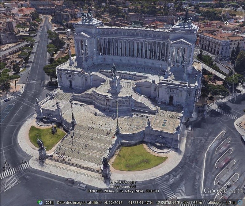 Le monument à Victor Emmanuel II à Rome (Italie) V10