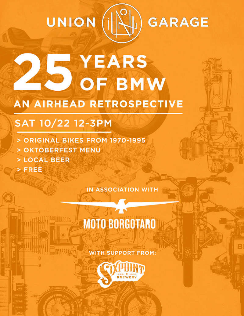 25 Years of BMW An Airhead Retrospective by Union Garage NYC Ug-bmw10