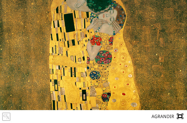 2 - Le Baiser - Gustave Klimt Le-bai10