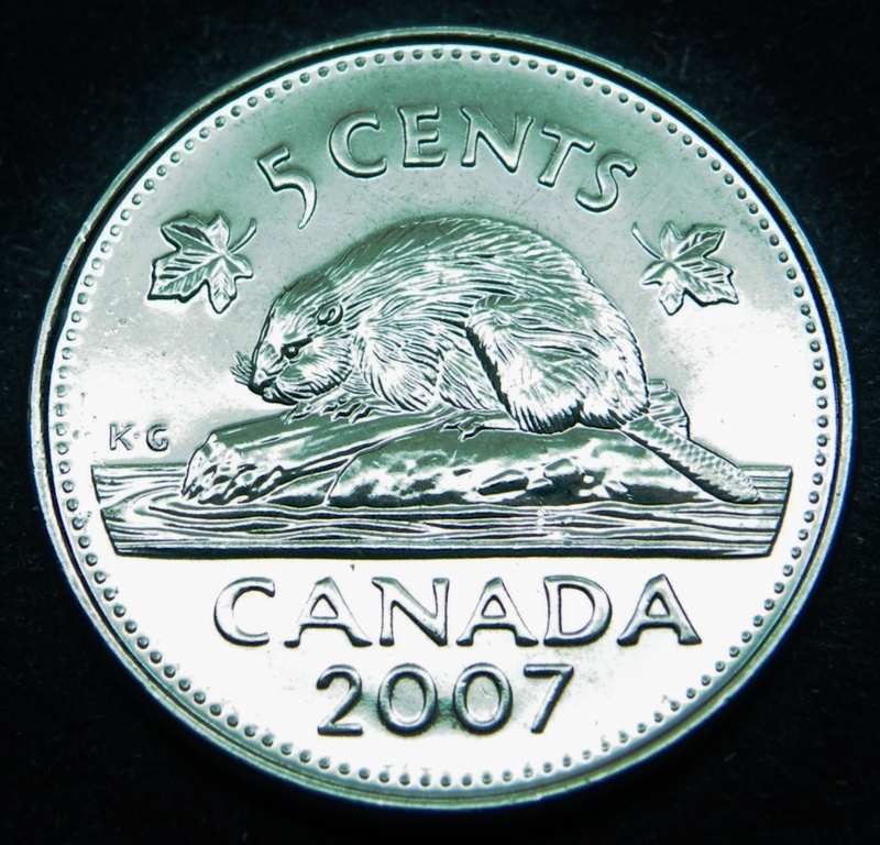 Étude 2007 - Coin obturé & frappe a travers , coté  Avers et face de la reine Dscf7016