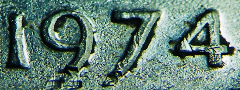 DAF : 1974 - Pièce ridée ? & Tranche aiguë (Rippled Coin & wire edge) Dscf7628
