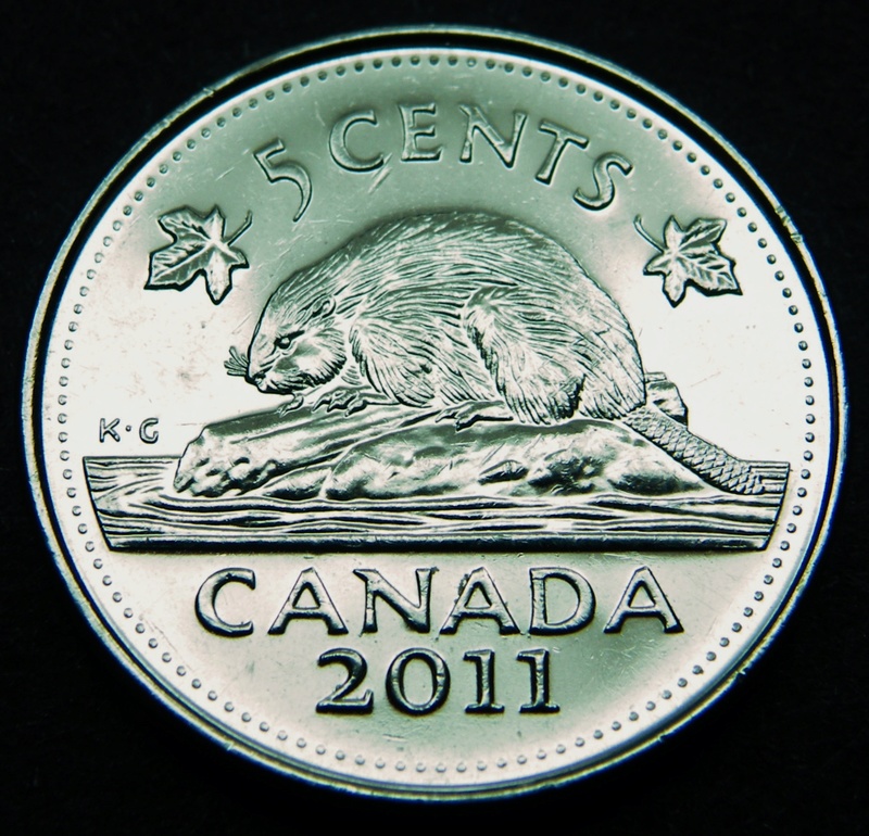 2011 - Éclat de Coin, Feuille Droite # 1 (Die Chip) Dscf7910