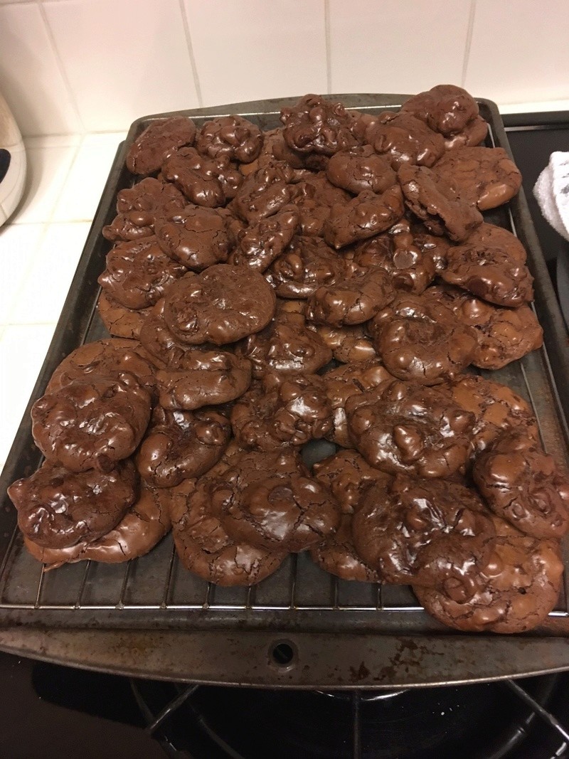 Fudge Cookies by King Arthur Gluten10