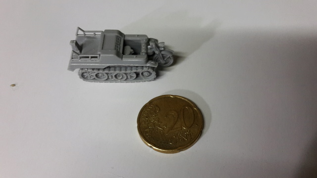 SdkfZ 11 + PAK 40 Revell 1/76 + canon FH 18 105mm ACE au 1/72 20161238