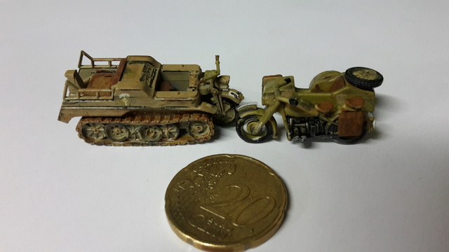 Sd.Kfz. 11 + PaK 40 [ REVELL 1/76° ] + canon FH18 105mm. ACE 1/72 20170110