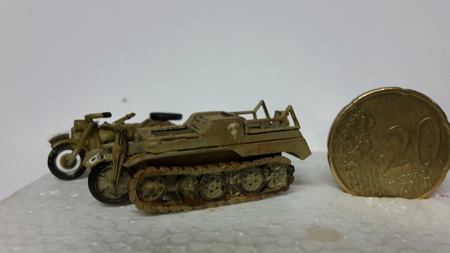 Sd.Kfz. 11 + PaK 40 [ REVELL 1/76° ] + canon FH18 105mm. ACE 1/72 20170112