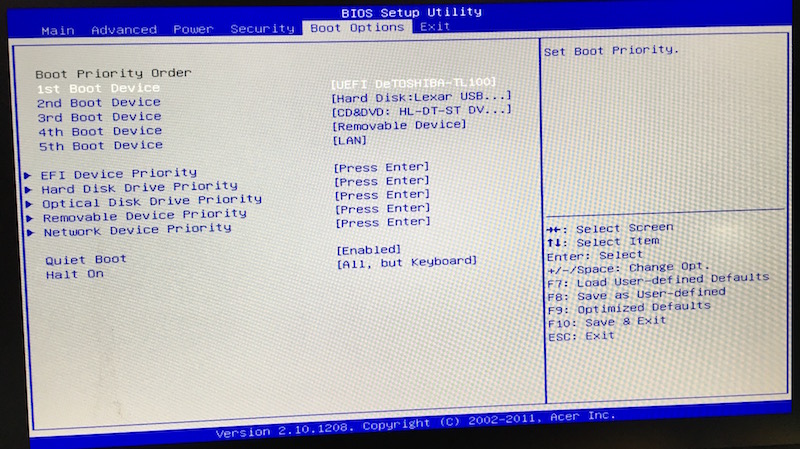 PB Install El capitan sur Acer Predator3610 - Page 2 Img_0535