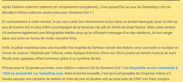 [ACTU] Un collector pour Resident Evil 7... sans le jeu Fhh10