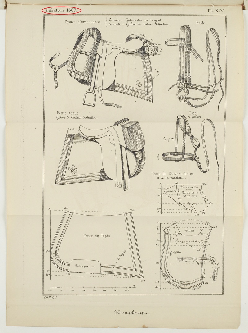 sellerie et harnachement de cavalerie. (Deuxieme Partie) * - Page 33 1867-111