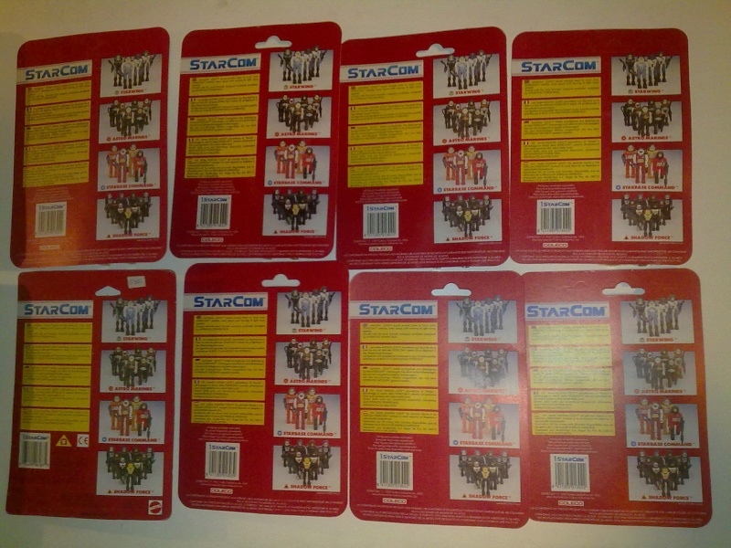 STARCOM LOTTO PERSONAGGI COLECO MOC FONDI DI MAGAZZINO!!! 30062015