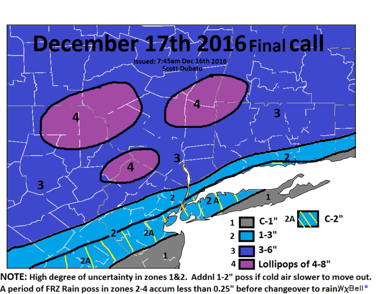 Saturday December 17th 2016 Snow Storm--SNOW MAPS ONLY Snow_m16