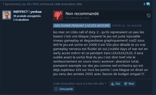 Notre impatience n'a pas payée.  2017-017