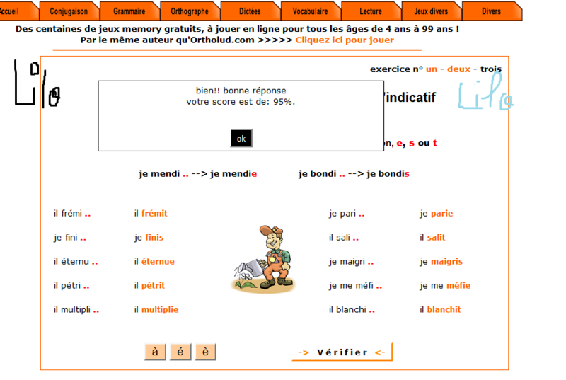 Le présent de l'indicatif (quiz au bas page 1) - Page 7 Captur12