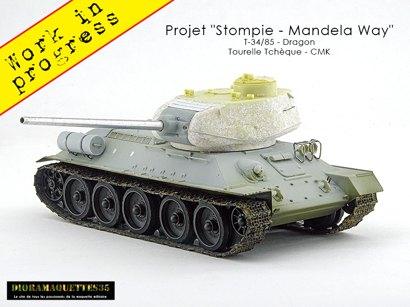T-34/85 "Stompie" - Mandela Way [Dragon] + Conversion Tchèque [CMK] 1/35 (terminé) Stompi63