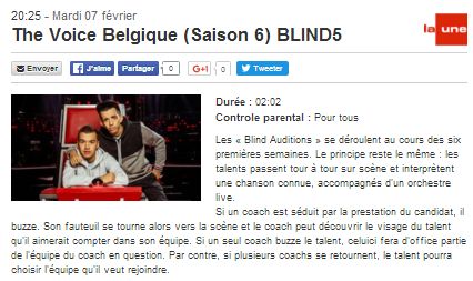 The Voice Belgique 2017 - Saison 6 - Blind Audition - RTBF - Page 2 Captur14
